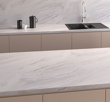 8110/Pt Azurita white столешница elga