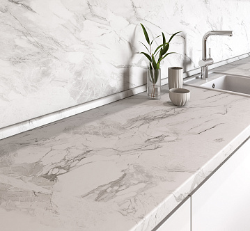 8251/Pt Calacatta Bianco пристенная панель kapso