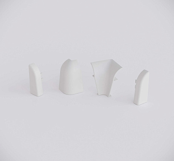 Заглушки для плинтуса TwinC White     