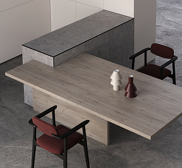 3852/P Corsica Oak столешница elga