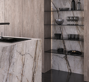 8129/Pt Mystic grey столешница elga