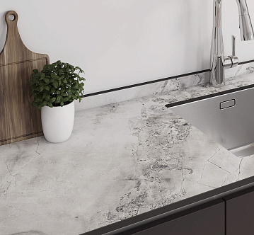 8112/Pt Quartzite superwhite HPL Compact elga