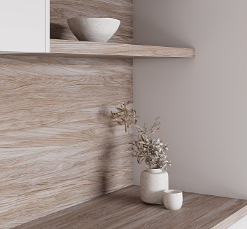 8380/Nw Vernal Oak пристенная панель elga