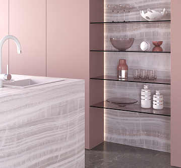 8607/6 Tarsus Onyx столешница elga