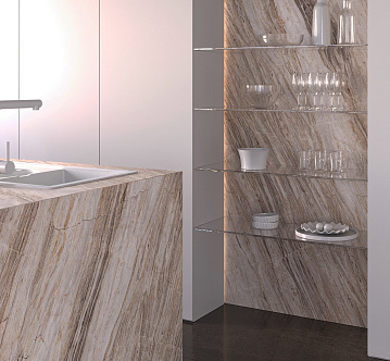 8050/SL Sandy Marble пристенная панель elga