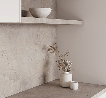 6035/SL Silver Marble пристенная панель elga